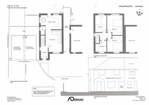Drawings for potential dwelling- click for photo gallery